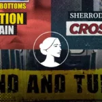 A collage of political campaign text featuring the names Lance Bottoms, Sherrod Brown, and Sand and Turek, centered with a white circular logo of a woman’s profile to support abortion rights.